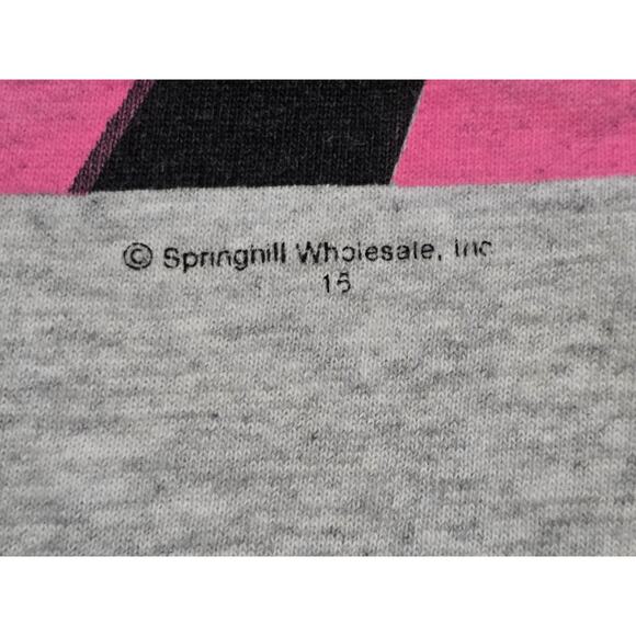 Vintage Teddy Bear Tee Shirt Love Me Tender Heart Elvis 90s Single Stitch XL USA - Picture 3 of 12